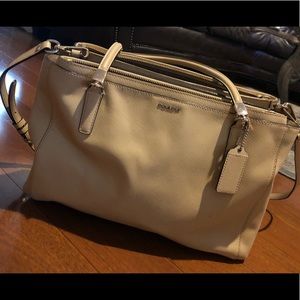 Coach Saffiano leather tote crossbody
